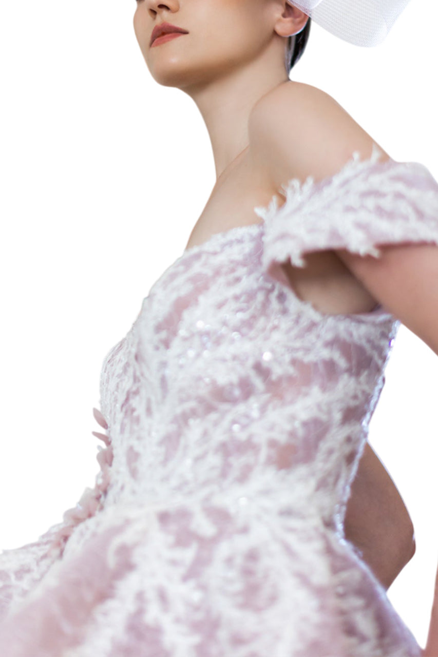 OFF SHOULDER GOWN