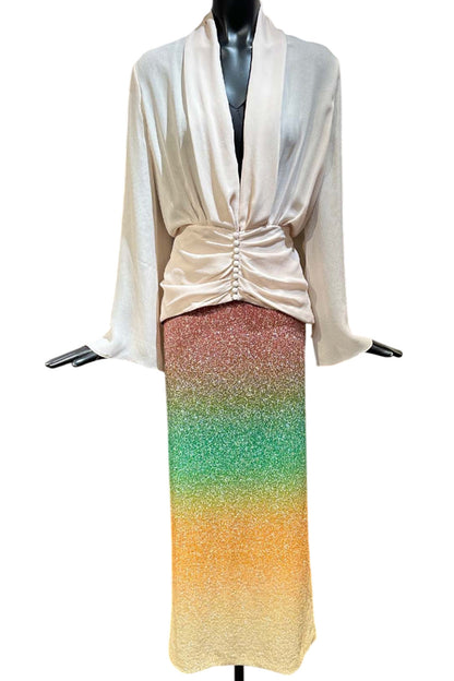 OMBRE SEQUIN SKIRT