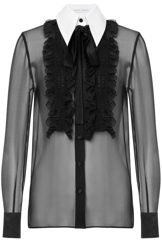 ORGANIC CHIFFON BLOUSE