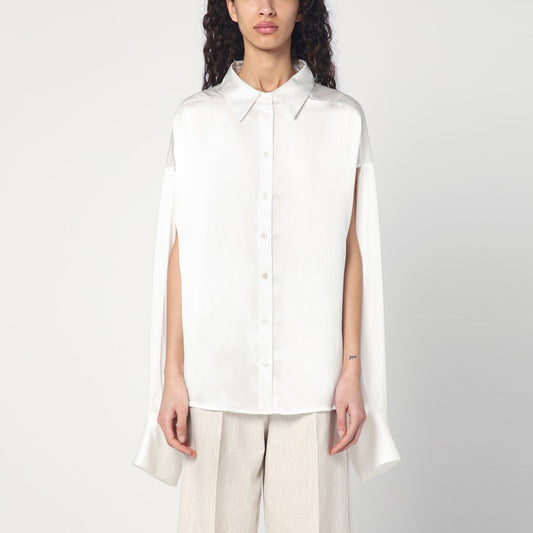 White Silk Shirt