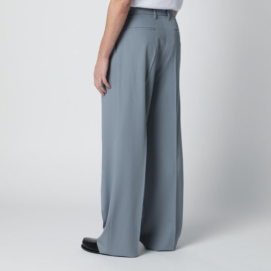 Grey wool trousers