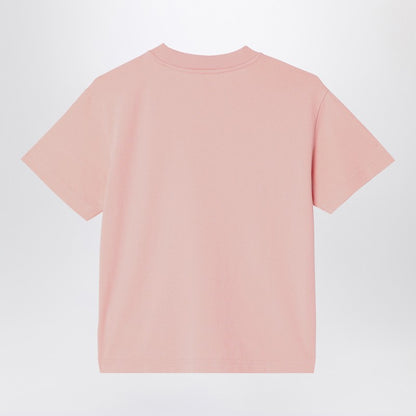 Set of three cotton T-shirts with logo