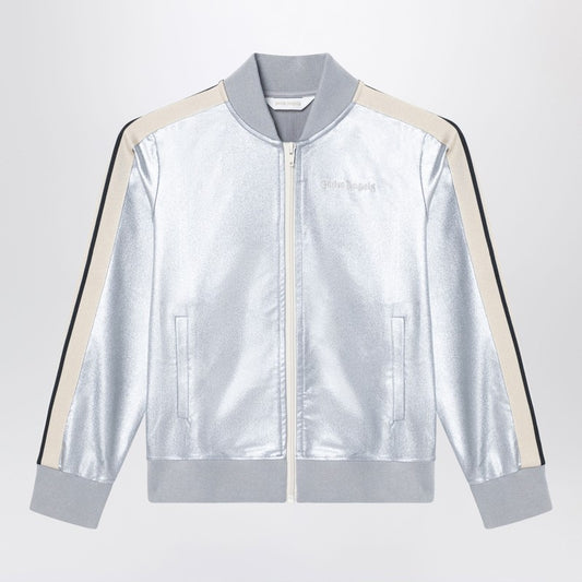 Track Silver Zip Sweatshirt