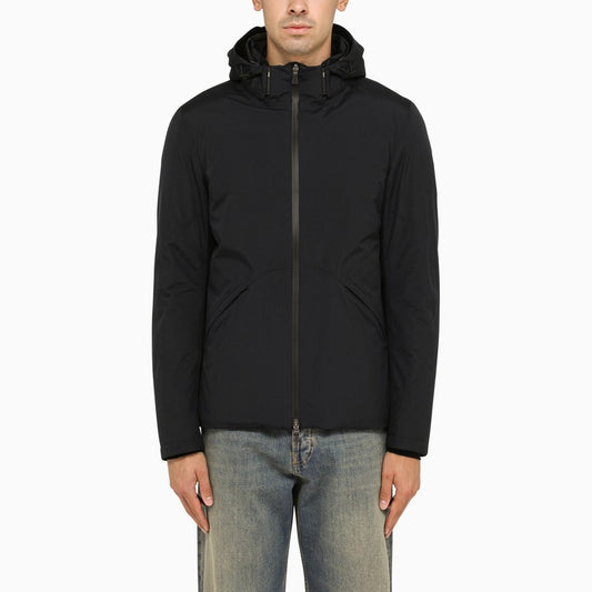 Blue Padded Nylon Parka