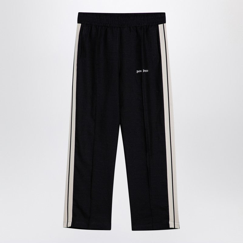 Anthracite Grey Linen Sports Trousers