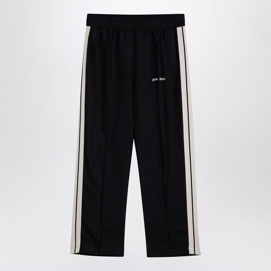 Anthracite Grey Linen Sports Trousers