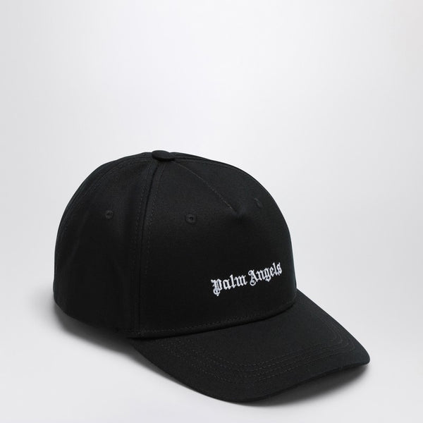 Black Baseball Cap With Logo