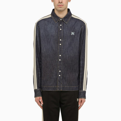 Blue denim Monogram shirt-jacket