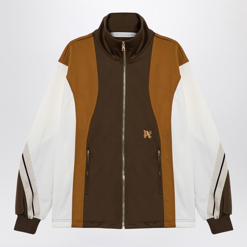 Sweatshirt Over Colour-Block Brown/Ochre