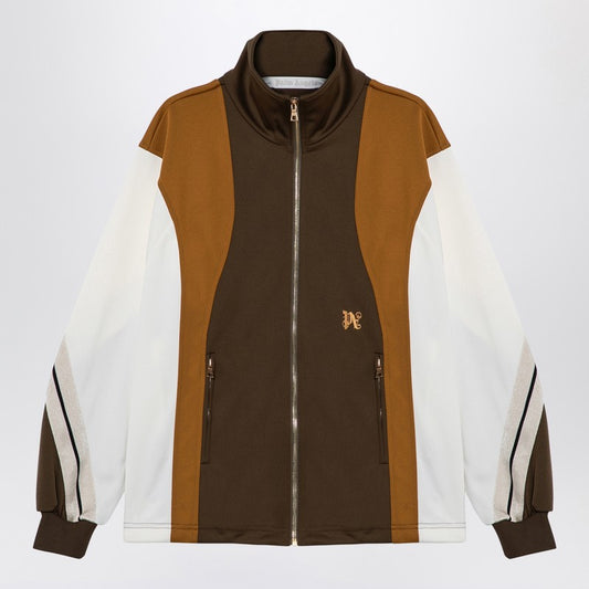 Sweatshirt Over Colour-Block Brown/Ochre