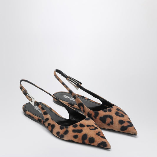 Leopard Print Low Slingback Jessica