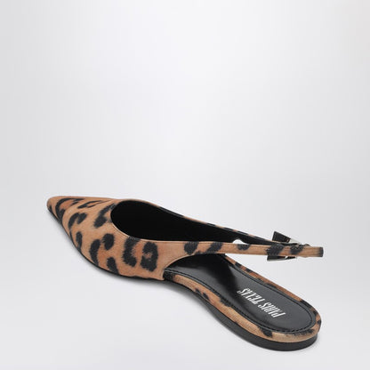 Leopard Print Low Slingback Jessica