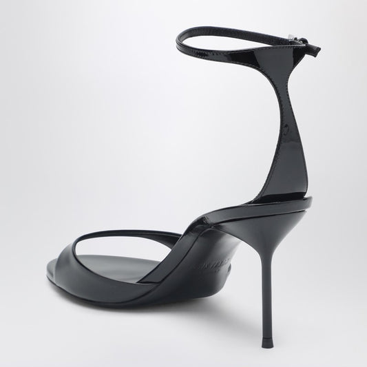Lidia black patent leather sandal