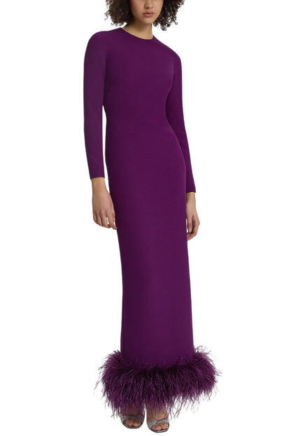 PAIGNITA CURRANT LONG DRESS