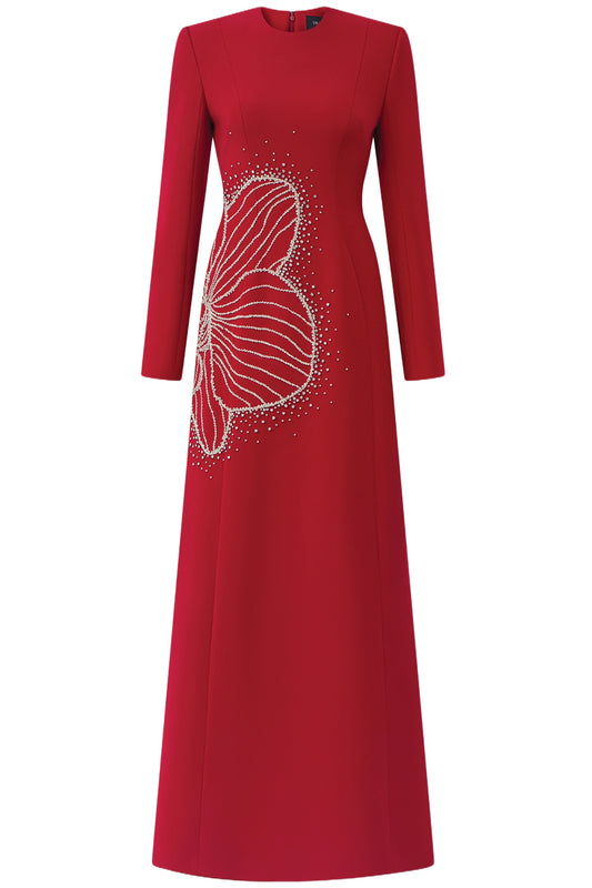PETAL RADIANCE GOWN