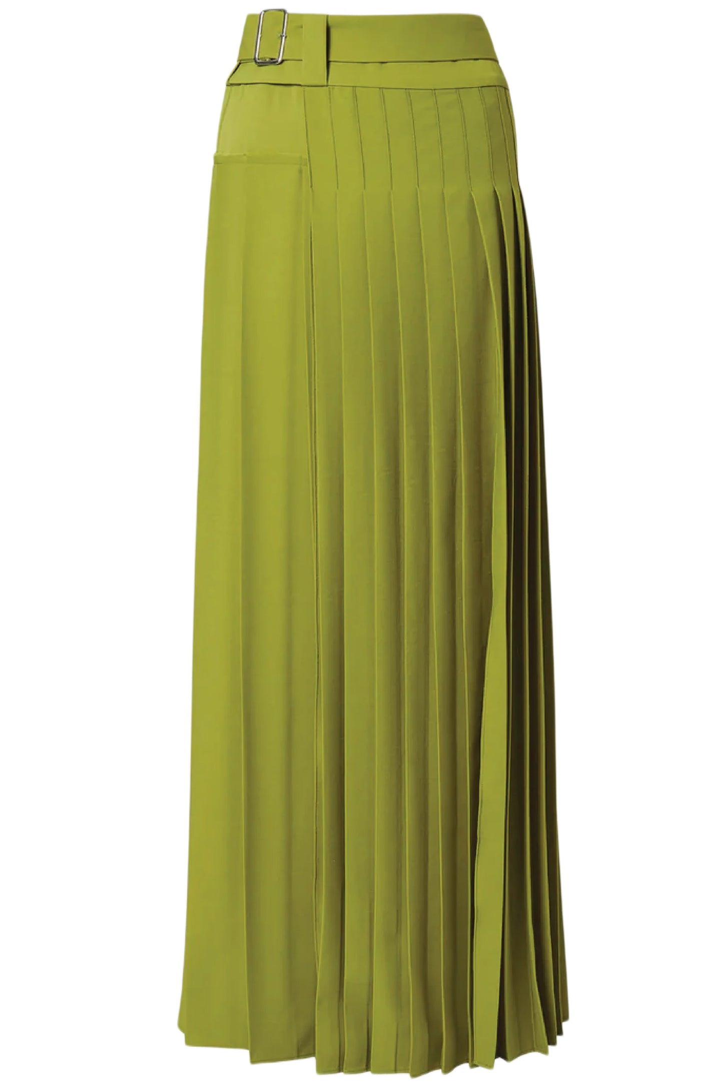 PLEATED LONG KILT SKIRT