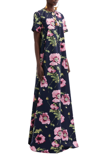 POPPY COTTON POPLIN CAFTAN