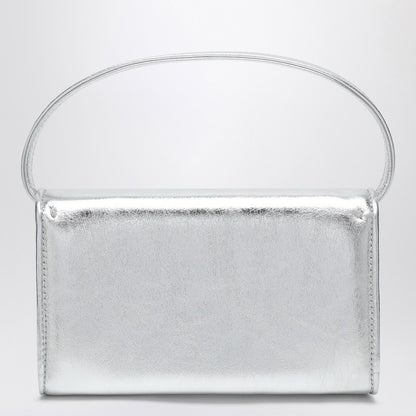 Silver Leather Micro Pilgrim Bag
