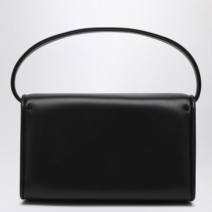 Black Leather Micro Pilgrim Bag