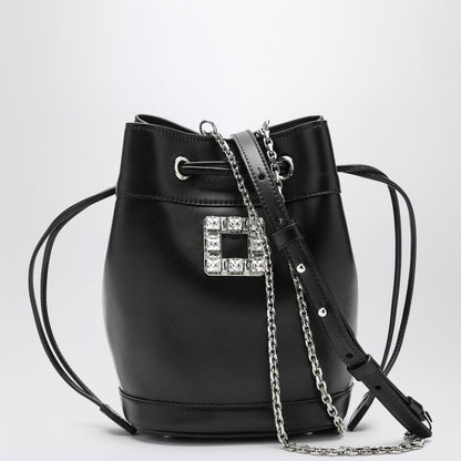 Black Leather Bucket Bag Très Vivier