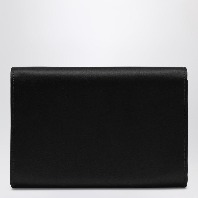 Efflorescence Mini Clutch black in satin