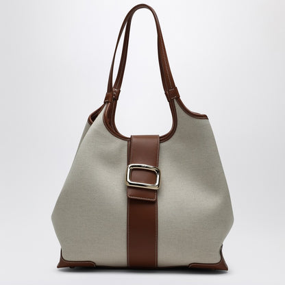 Viv Choc Medium Shopping Bag Natural Coloured