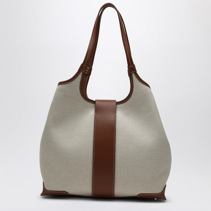 Viv Choc Medium Shopping Bag Natural Coloured