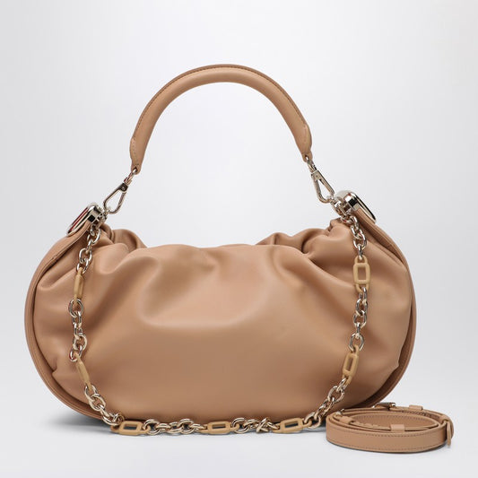 Viv'' Choc Royal Desert Leather Hobo Bag