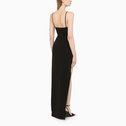 Black Long Dress With Slit