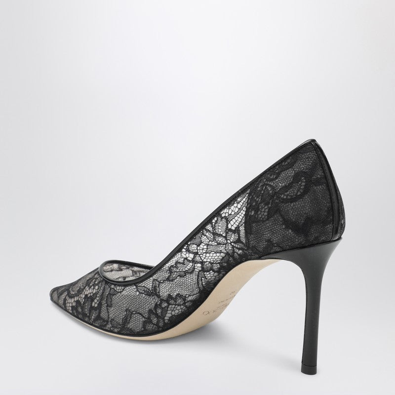 Romy 85 pumps in lace with logo