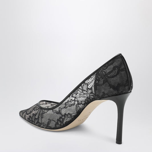 Romy 85 pumps in lace with logo