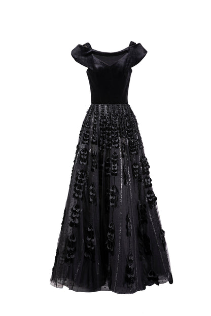 beaded-tulle-skirt-with-velvet-bodysuit-rtwfw23-2