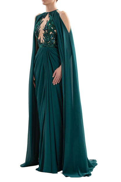 pleated-dress-with-cape-rtwfw24-1