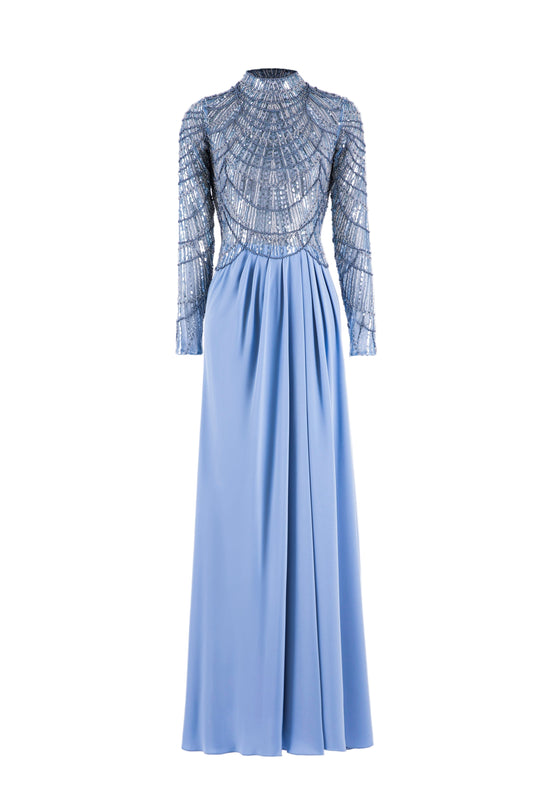 beaded dressrtwfw24-13blue36