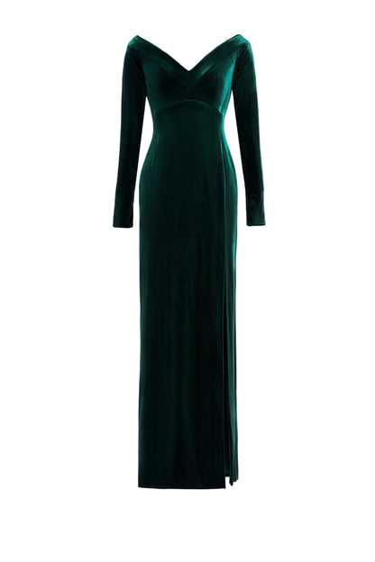 velvet-long-fitted-dress-rtwfw24-3