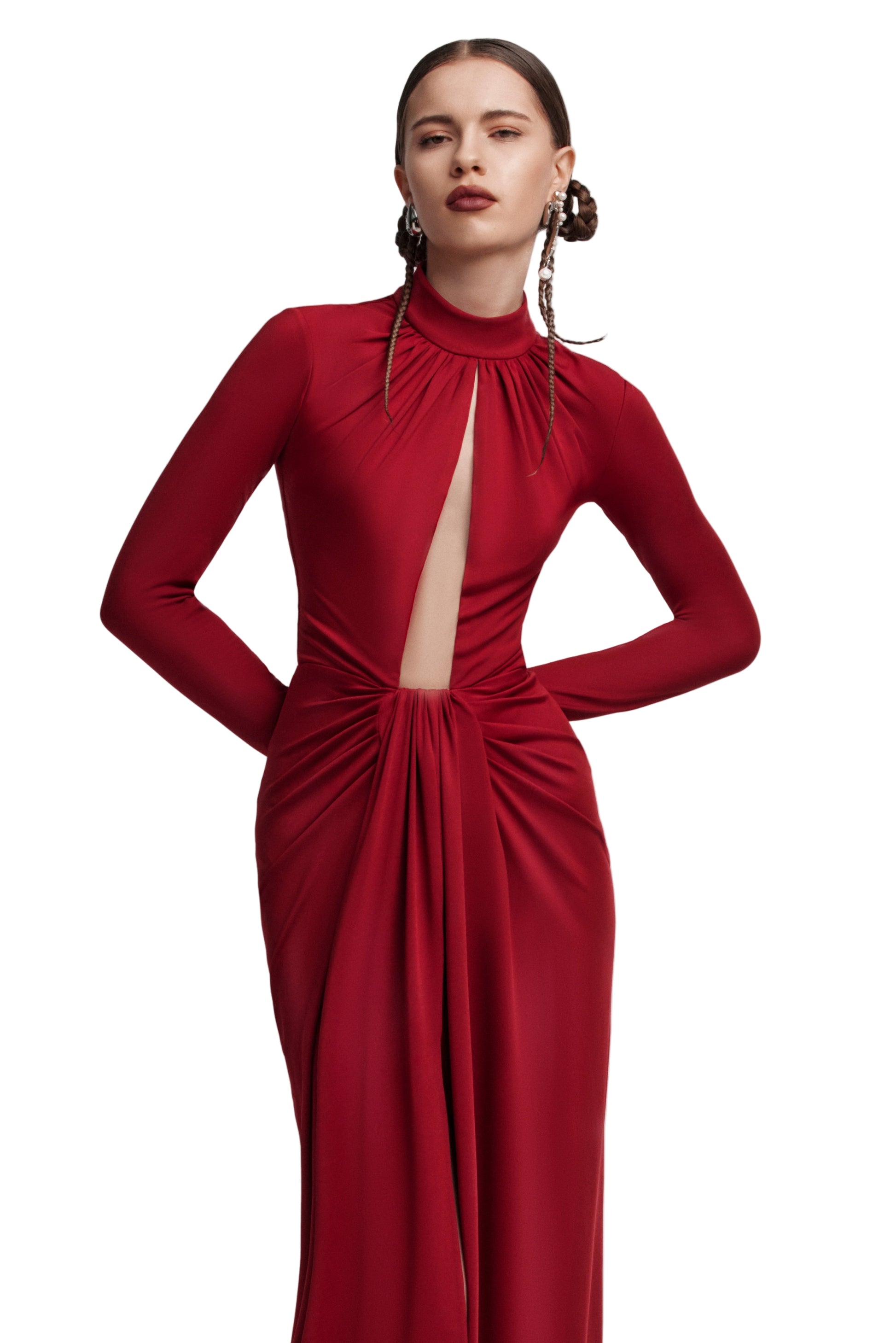 jersey-pleated-long-dress-rtwfw24-1