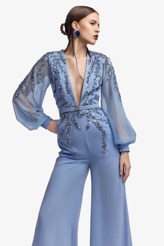 beaded jumpsuit-rtwfw24-50burgundy34