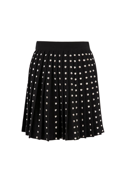 beaded tennis skirtrtwfw24-sk-35jetblack36