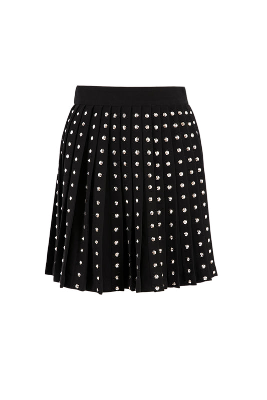 beaded tennis skirtrtwfw24-sk-35jetblack36