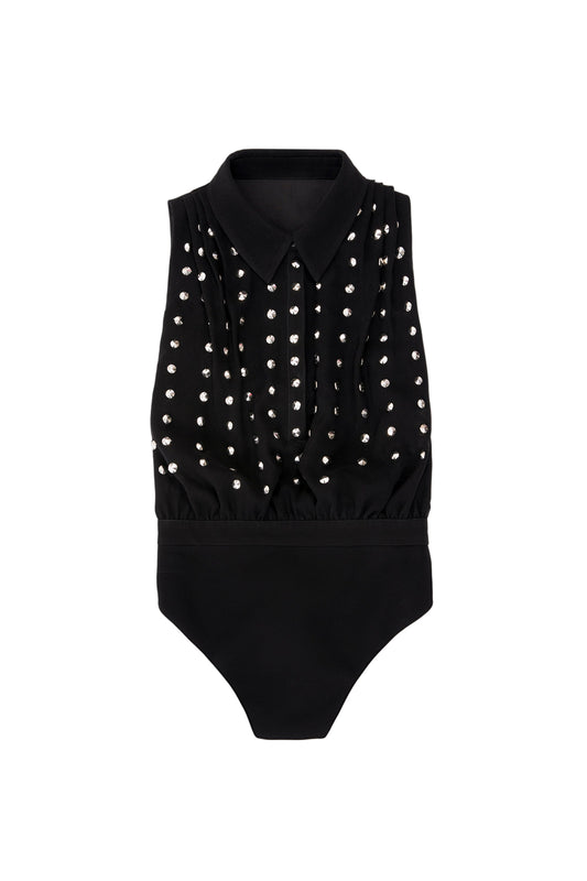 beaded bodysuitrtwfw24-tp-35jetblack36