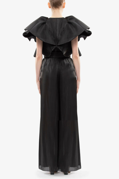 Flowy wide-cut pants