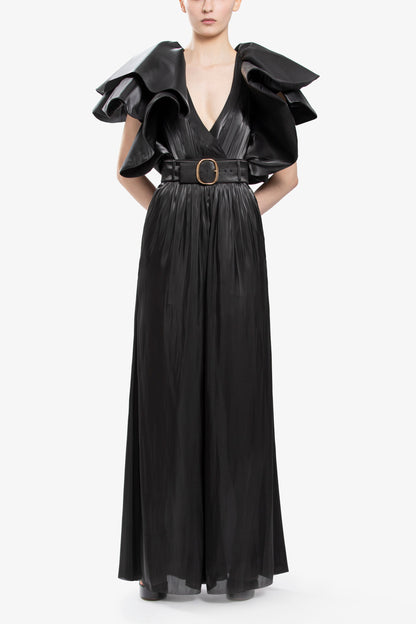 Flowy wide-cut pants