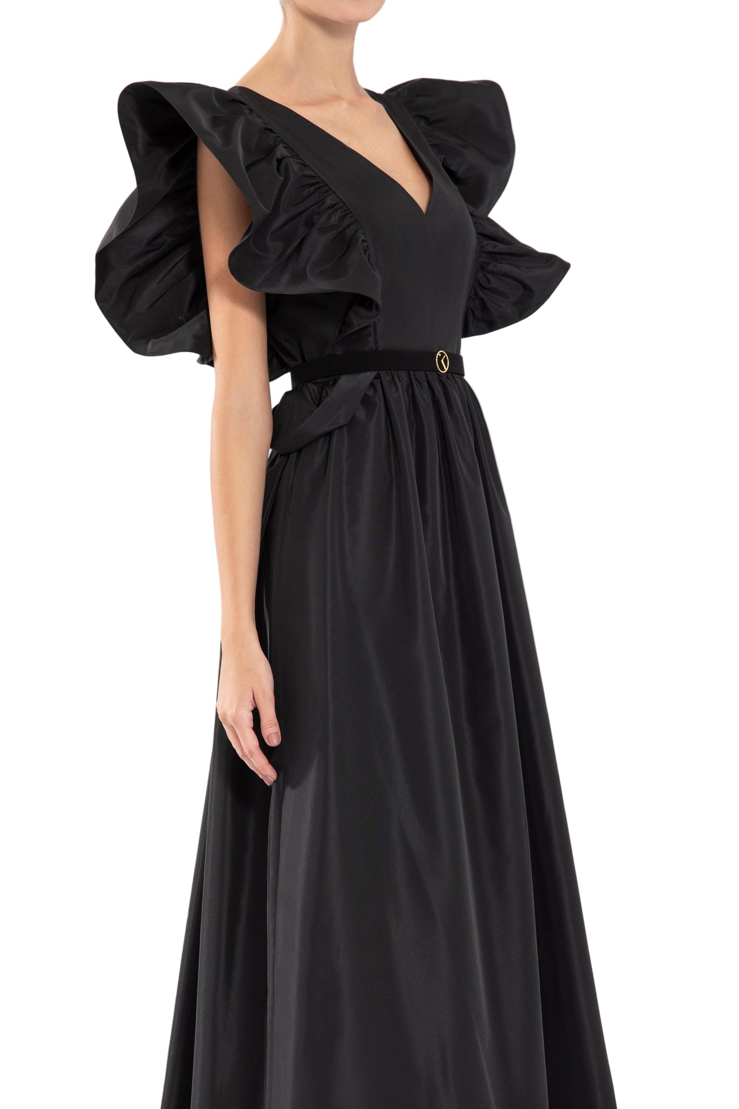 taffeta-dress-with-gathered-sleeves-rtwss24-5