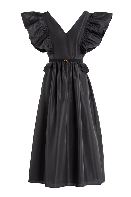 taffeta-dress-with-gathered-sleeves-rtwss24-3