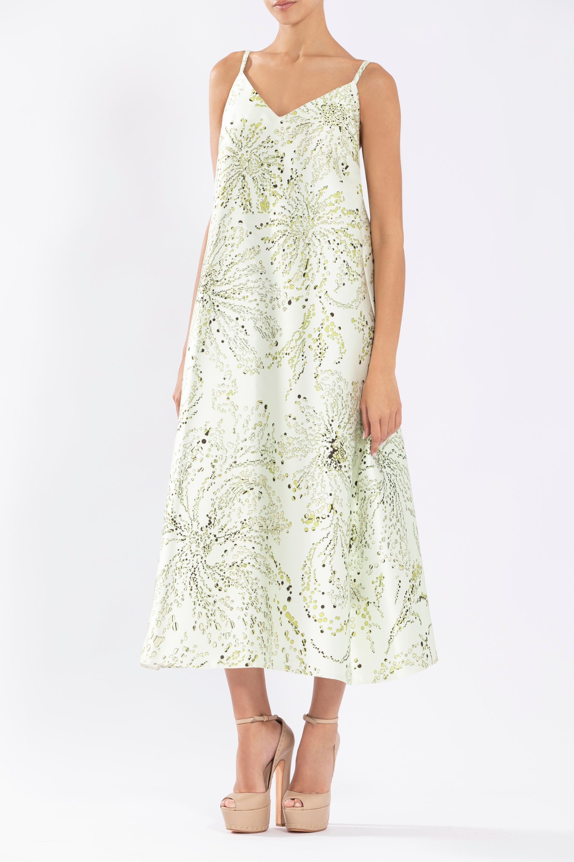 mikado-a-line-dress-with-dotted-floral-print-rtwss24-1