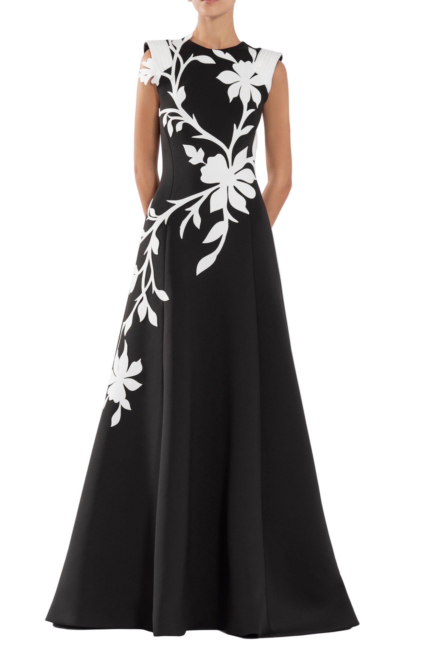 neoprene-dress-with-floral--embroidery-rtwss24-2