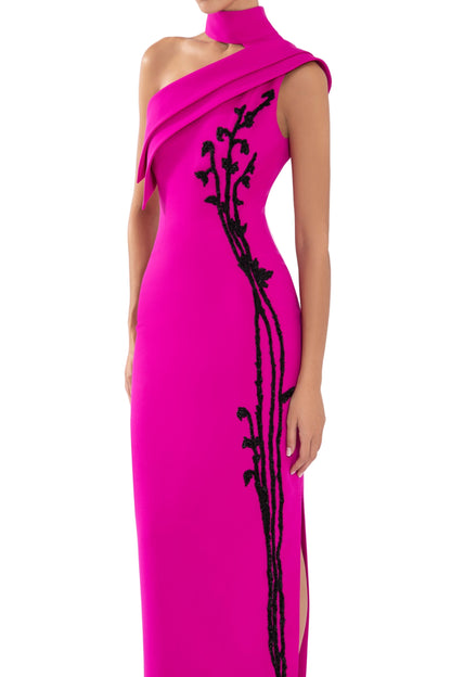 crepe,-off-shoulder-dress-with-beading-rtwss24-5