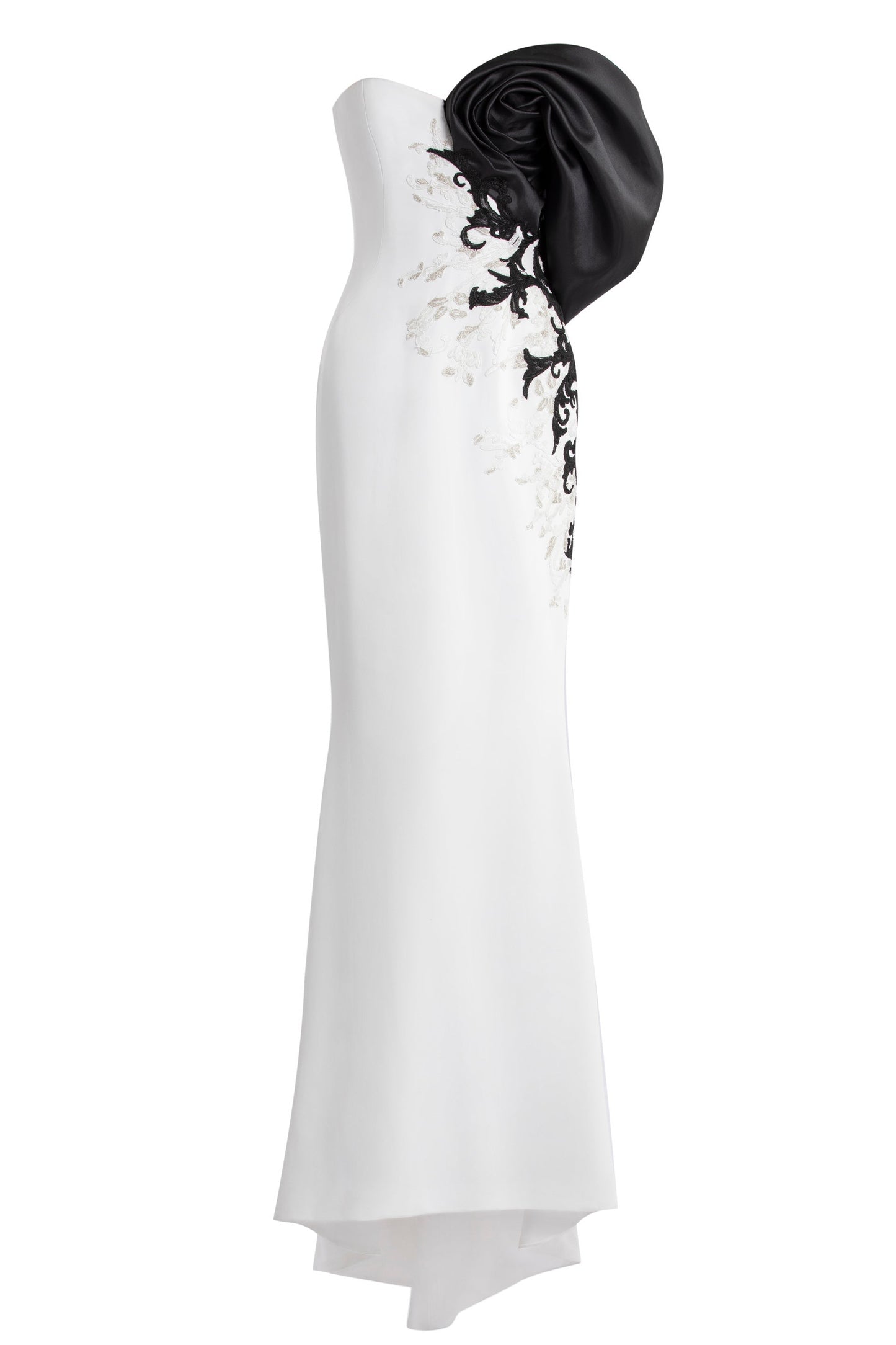 crepe-straight-fit-dress-with-mikado-one-sided,-off-shoulder-sleeve-rtwss24-3