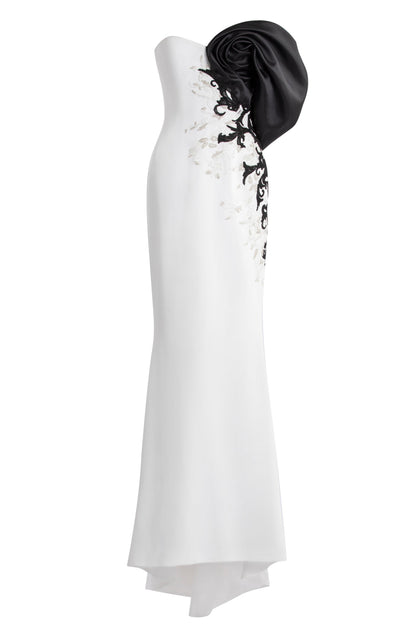 crepe-straight-fit-dress-with-mikado-one-sided,-off-shoulder-sleeve-rtwss24-3