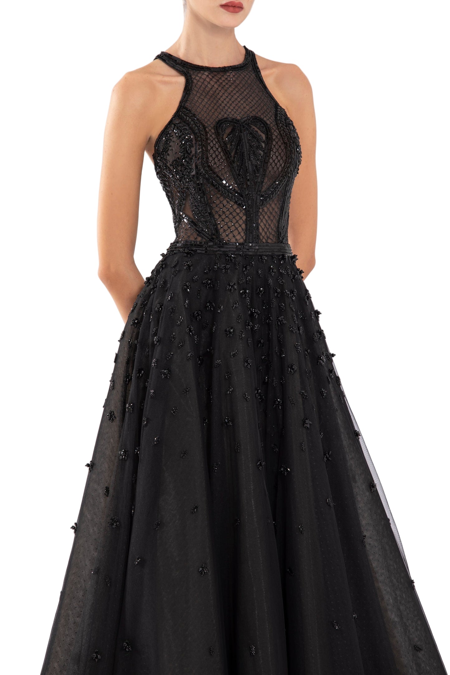 tulle-beaded-dress-with-halter-neckline-rtwss24-4